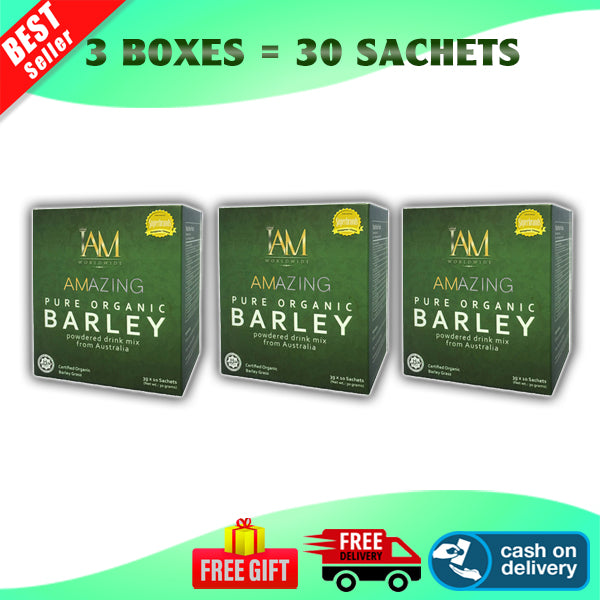 3 Boxes of Amazing Pure Organic Barley | Free Shipping | Cash On Delivery