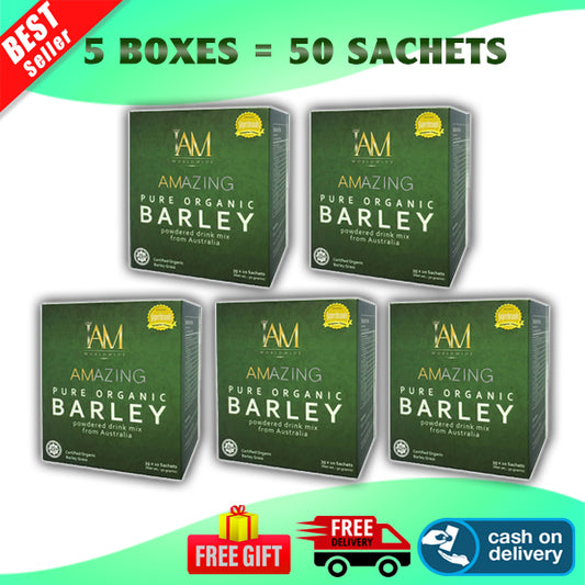 5 Boxes of Amazing Pure Organic Barley | Free Shipping | Cash On Delivery